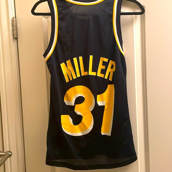 Vintage Deadstock Champion Indiana Pacers Reggie Miller Jersey Size 36 / Small - Picture 4 of 4